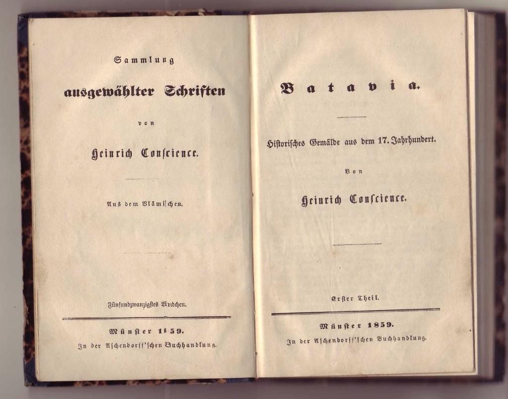 Heinrich Conscience, Batavia. Historisches Gemälde, Antiek en Kunst, Antiek | Boeken en Manuscripten, Ophalen of Verzenden, Hendrik Conscience