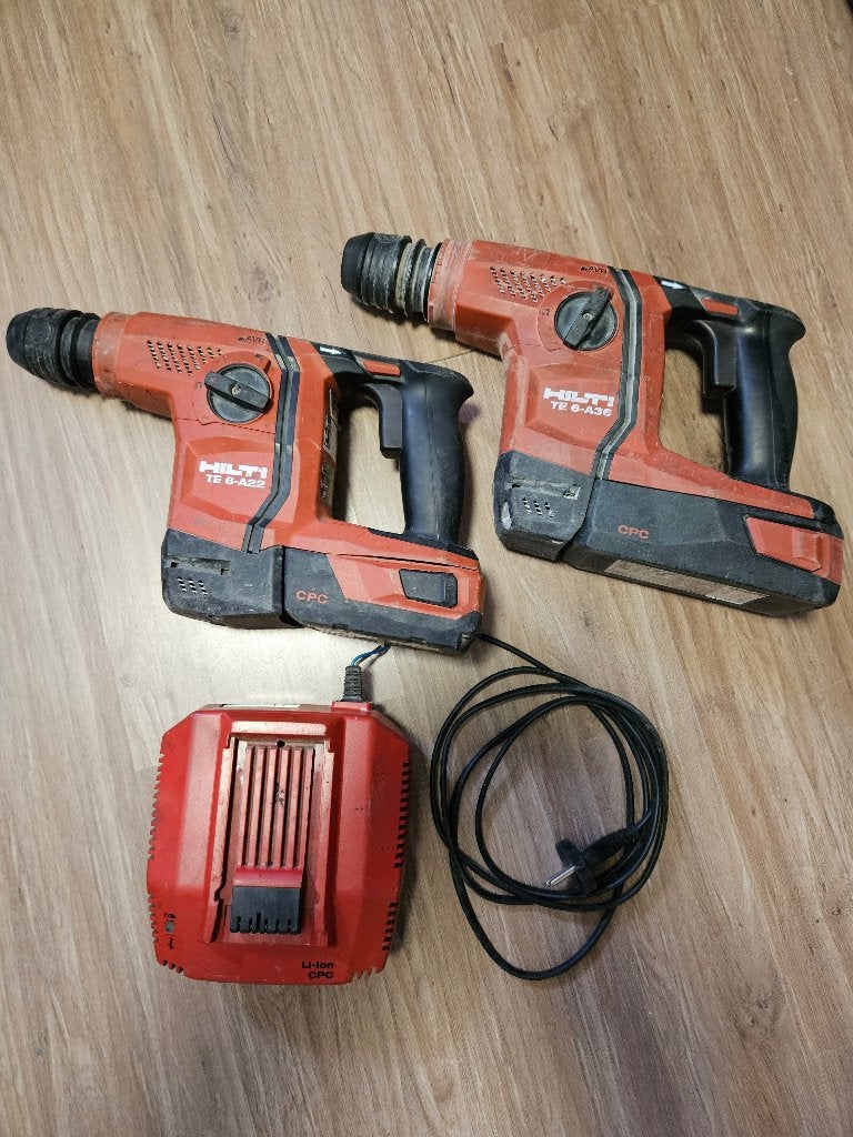 Kit de perceuse à percussion Hilti TE 6-A22-Hilti TE 6-A36, Enlèvement ou Envoi, Comme neuf, Perceuse sans fil, Hilti