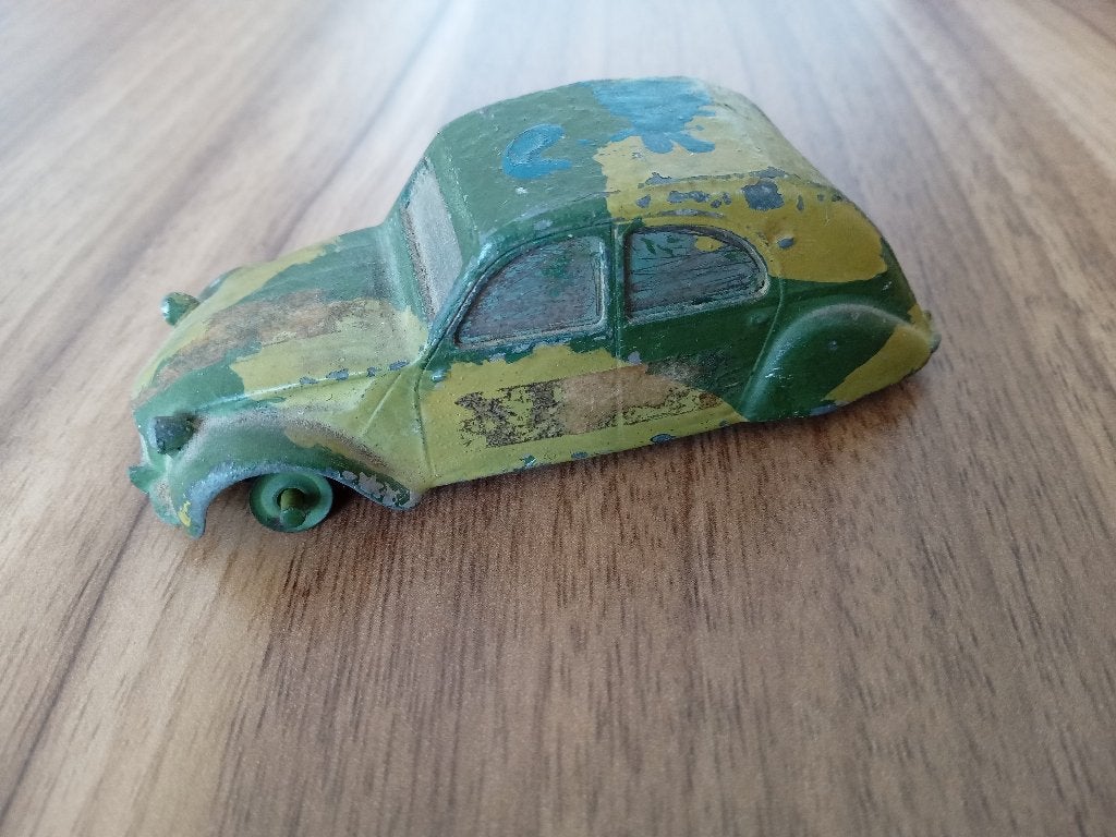 Citroën 2CV (model 558) Dinky Toys, Ophalen