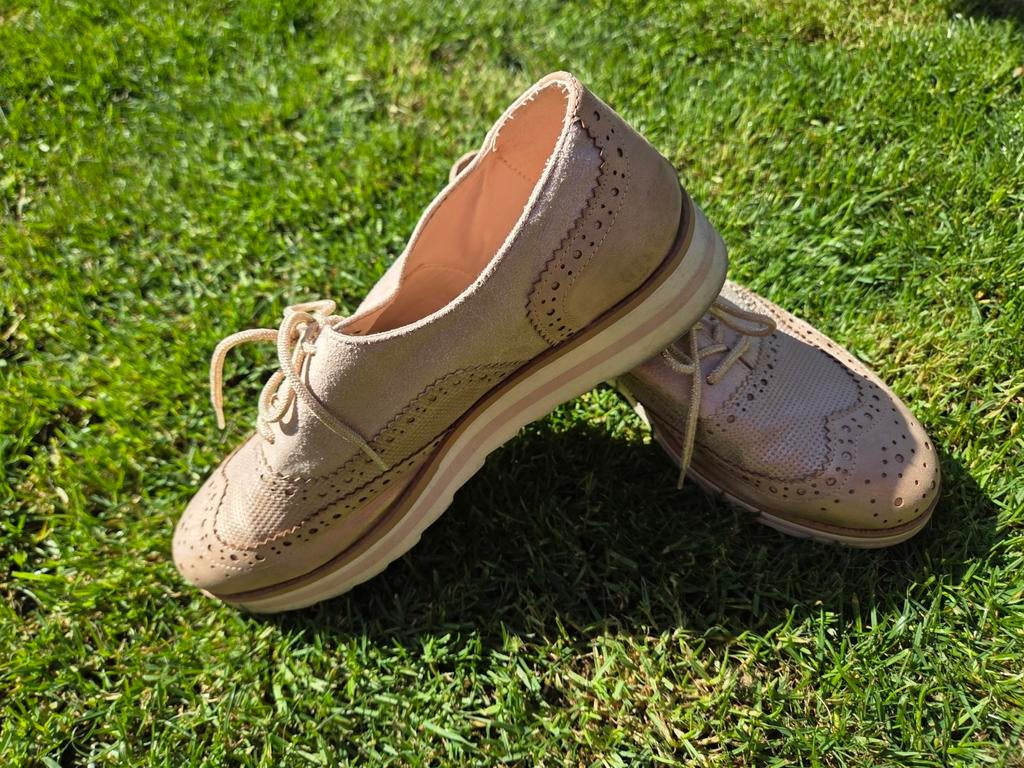 Superbes chaussures à lacets roses taille 41 pour femmes, Neuf, Rose, Sneakers et Baskets, Trend One