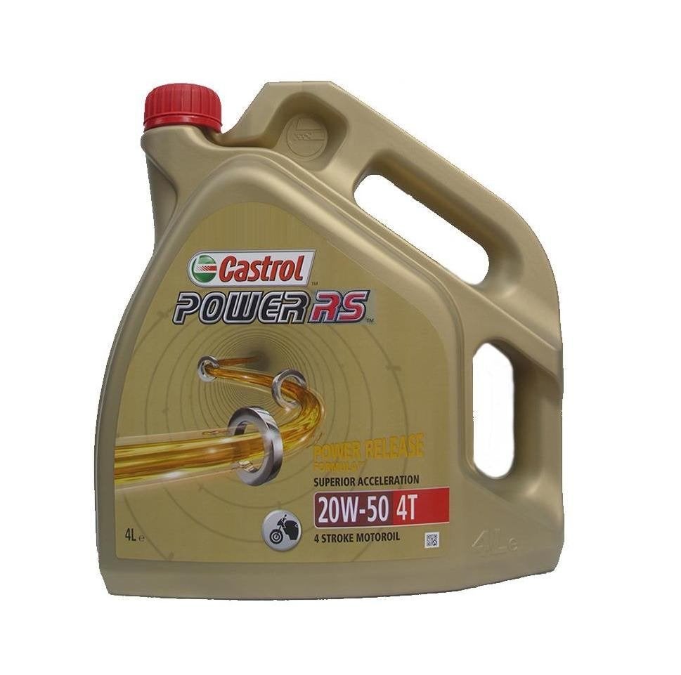 Castrol Power RS 4T 20W-50 olie, Ophalen