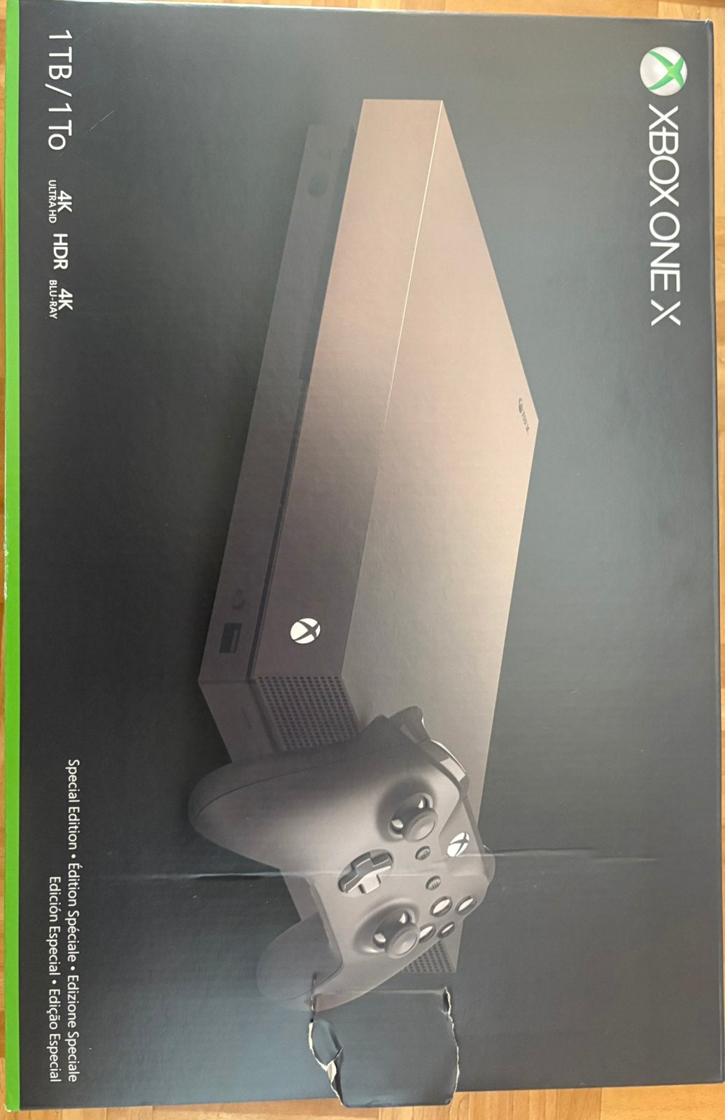 Xbox One x édition battlefield, Games en Spelcomputers, Ophalen, Nieuw, 1 TB, Xbox One