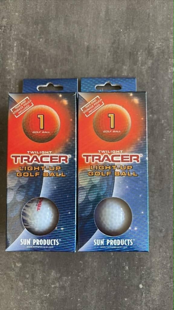 Twilight Tracer light-up golfballen – 2 stuks – nieuw, Sport en Fitness, Golf, Ophalen of Verzenden, Nieuw, Bal(len), Overige merken