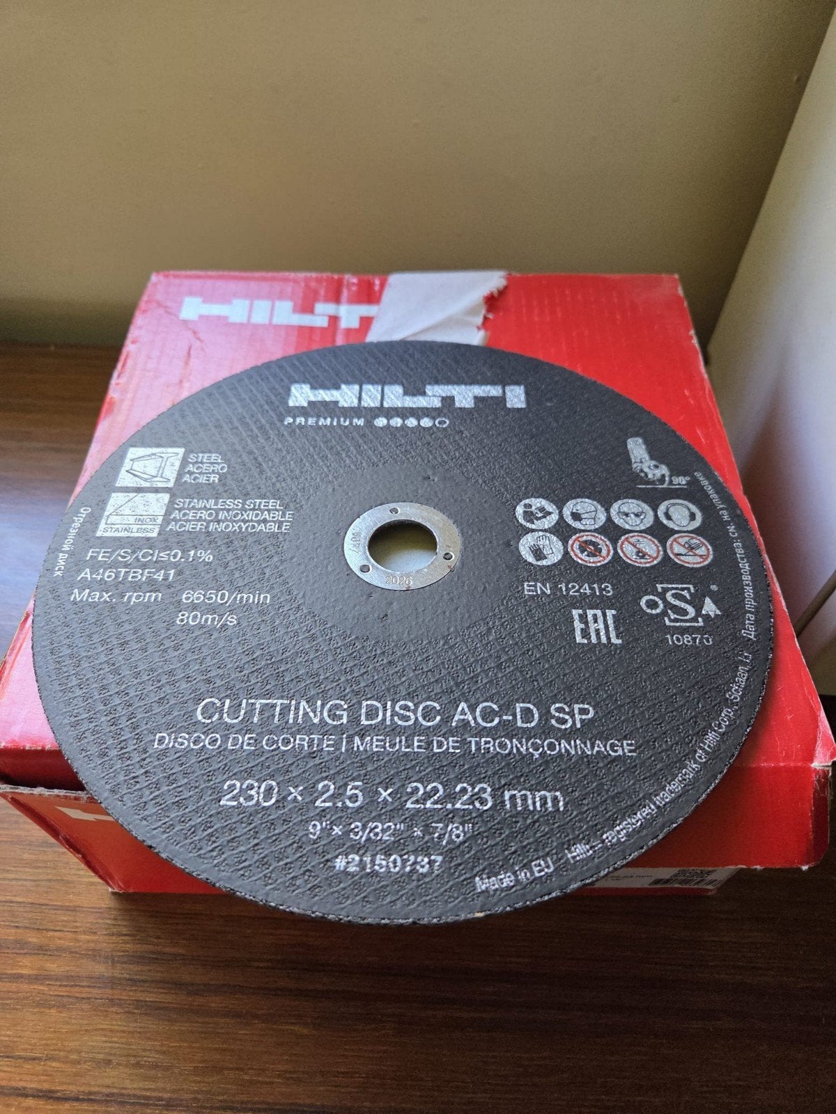 Nieuwe Hilti metaalslijpschijven, 25stuks, Doe-het-zelf en Bouw, Ophalen, Nieuw