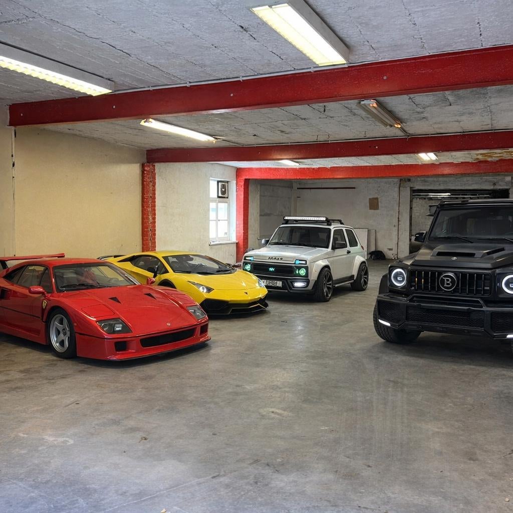 Entrepôt à louer 400m2 avec bureau et WC, Immo, Garages & Places de parking, Province du Brabant flamand