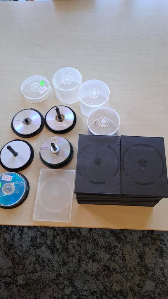 DVD en CD'S + hoesjes, Ophalen, Cd