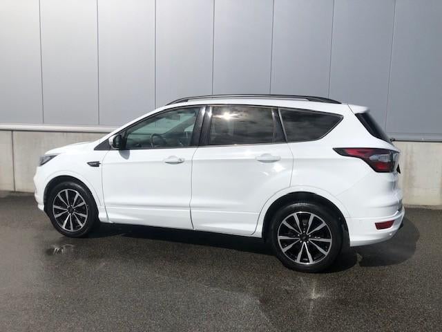Ford Kuga ST-Line 1.5 Ecoboost (bj 2018), Auto's, Leder en Stof, Wit, Kuga, 150 pk