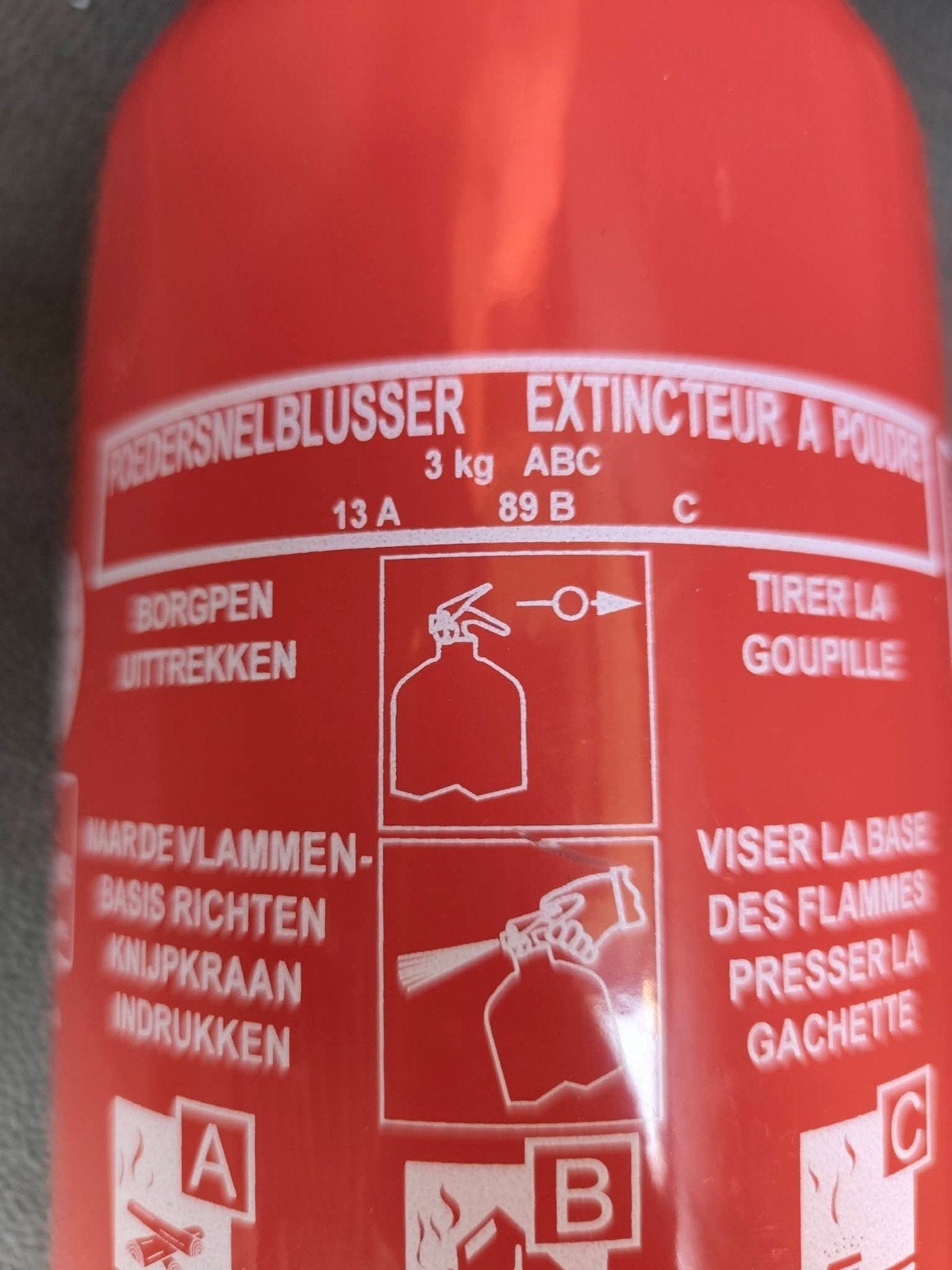 Extincteur de 3 kilos validité 2031, Enlèvement, Extincteur