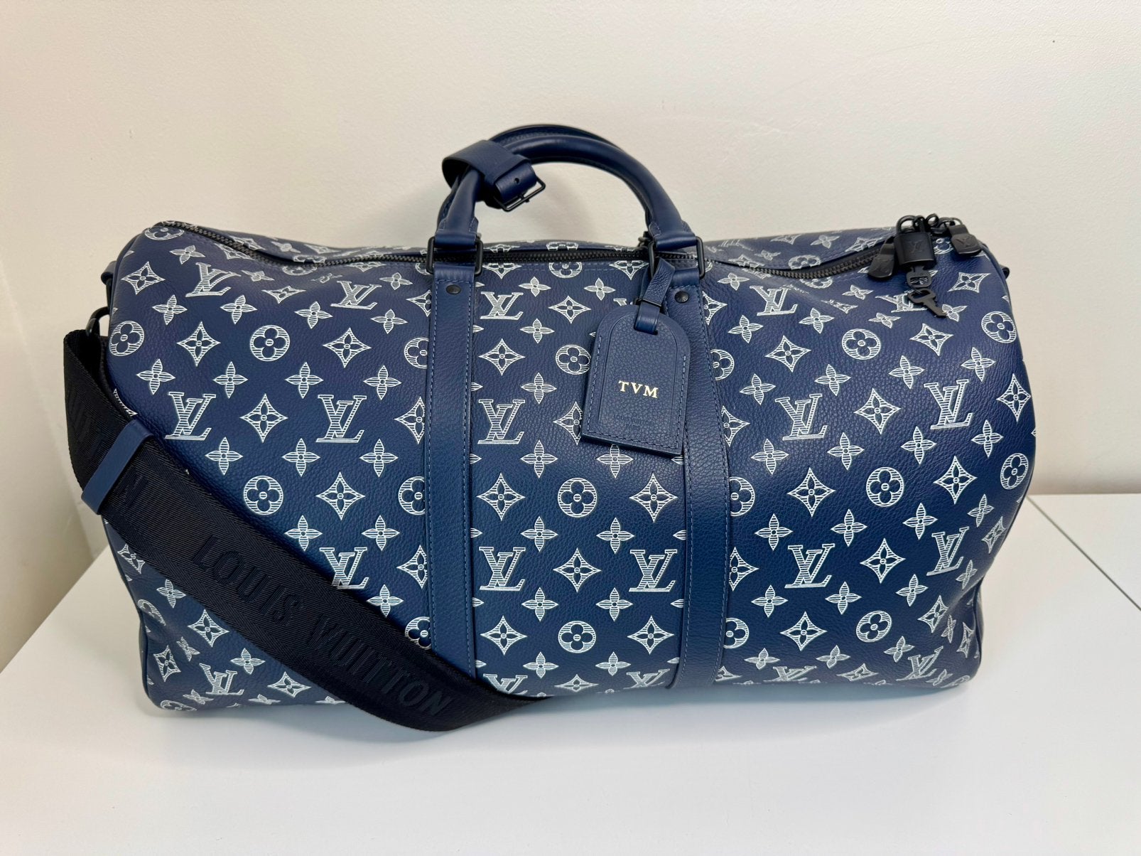 Louis vuitton keepall, Handtassen en Accessoires, Tassen | Reistassen en Weekendtassen, Ophalen of Verzenden, Nieuw, Blauw