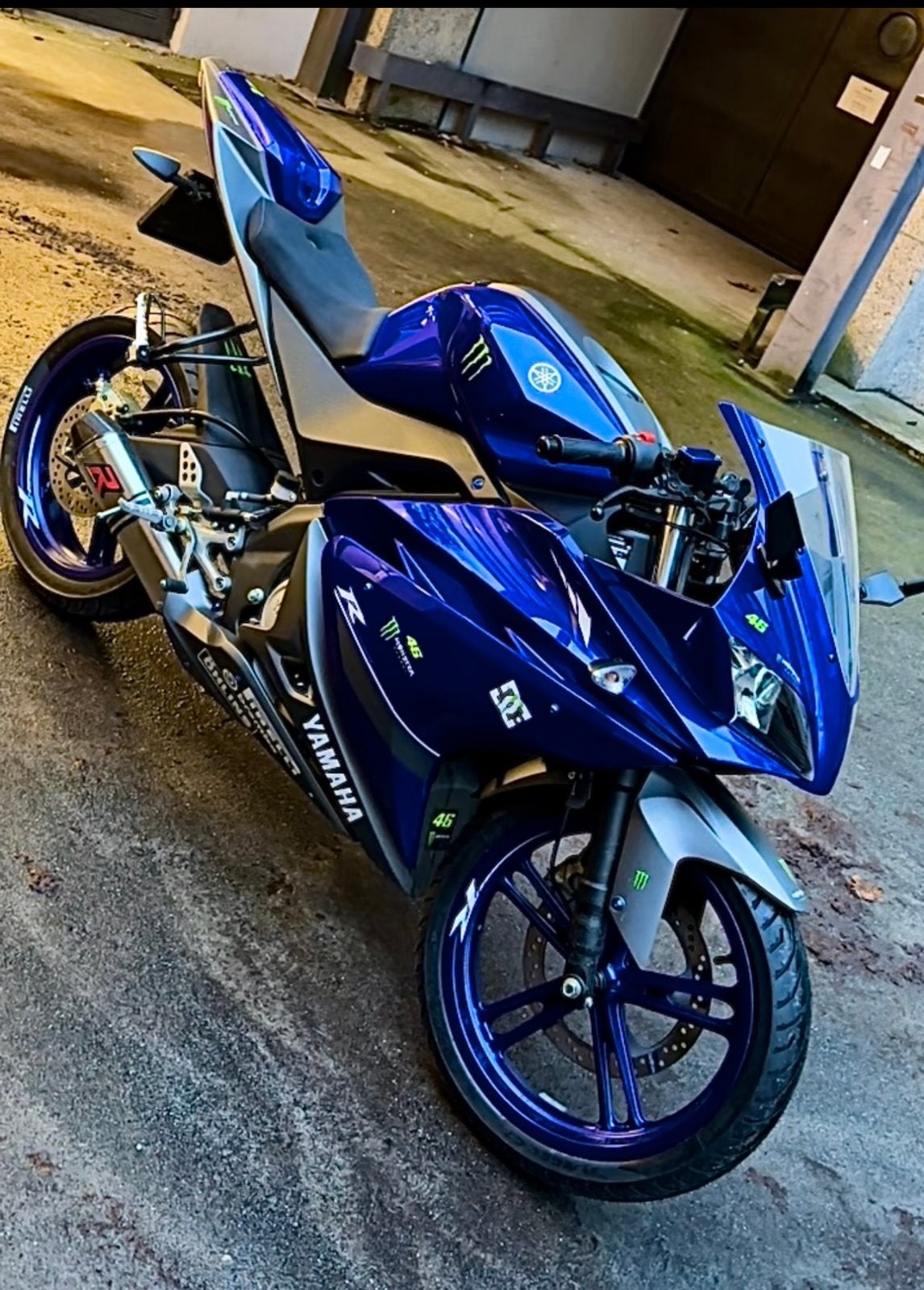 Yamaha yzf r125, Ophalen