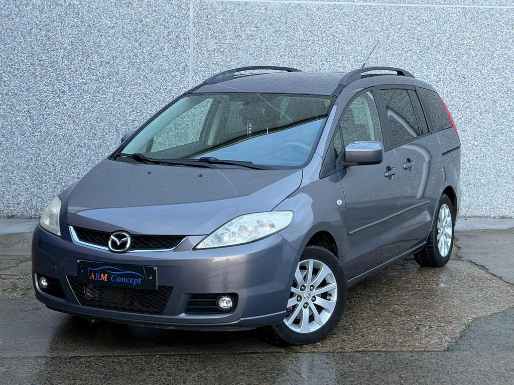 Mazda 5 1.8 Essence 7 places prête à immatriculer, Autos, Argent ou Gris, Achat, Entreprise, Boîte manuelle