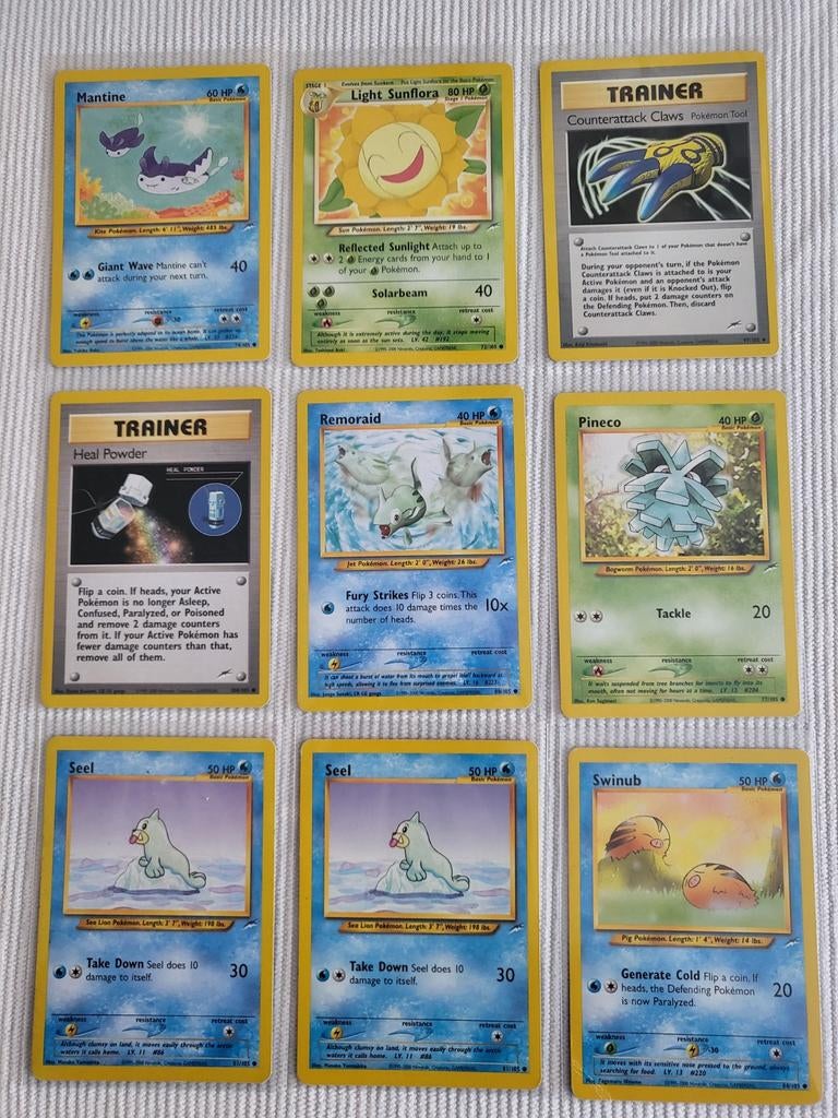 Pokémon 13 kaarten Neo Destiny, Hobby en Vrije tijd, Verzamelkaartspellen | Pokémon, Ophalen of Verzenden