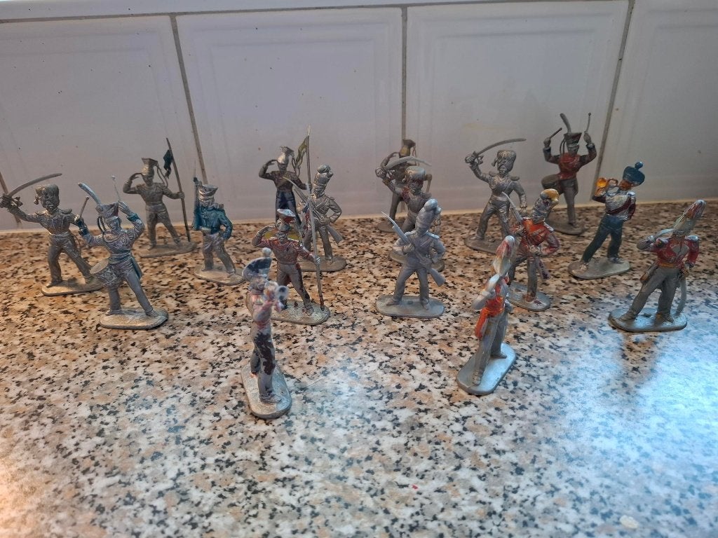 17 originele soldaatjes vanJean Höfler of Jean Hoefler, Verzamelen, Poppetjes en Figuurtjes, Ophalen of Verzenden, Gebruikt