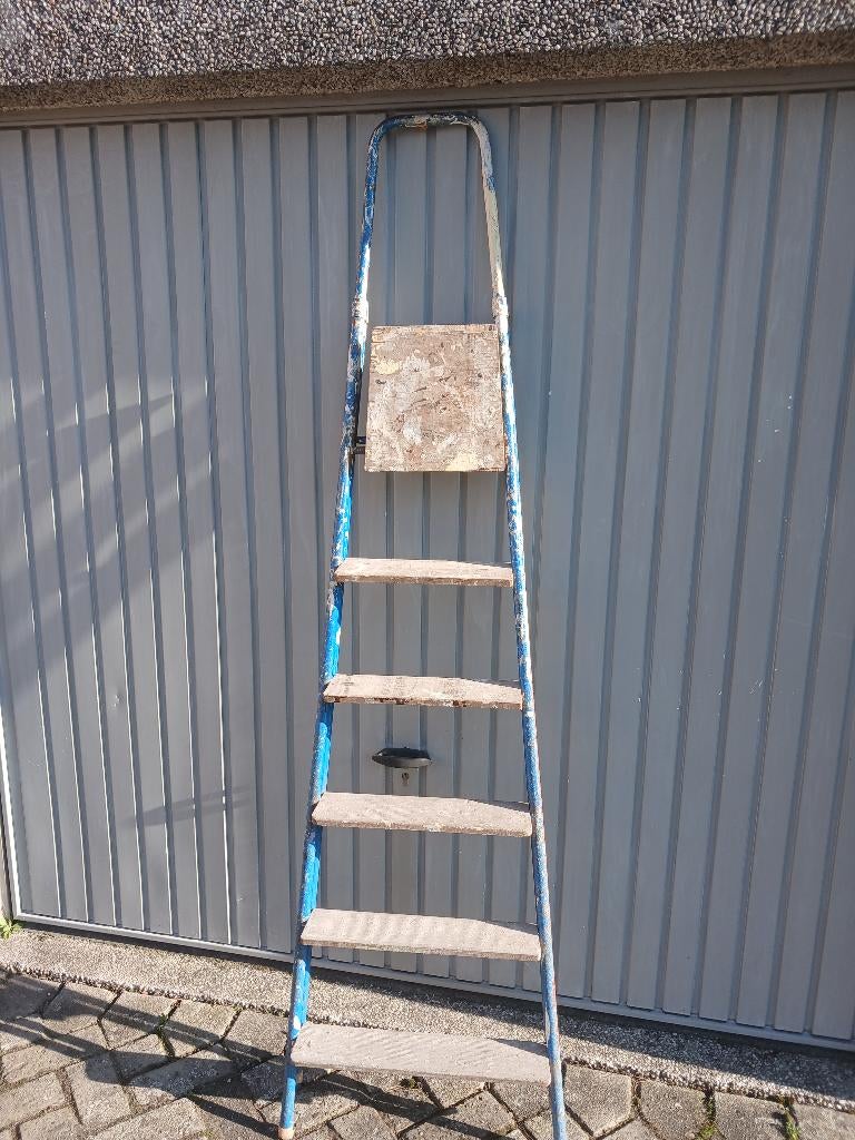 ladder, Ophalen, Gebruikt, Ladder