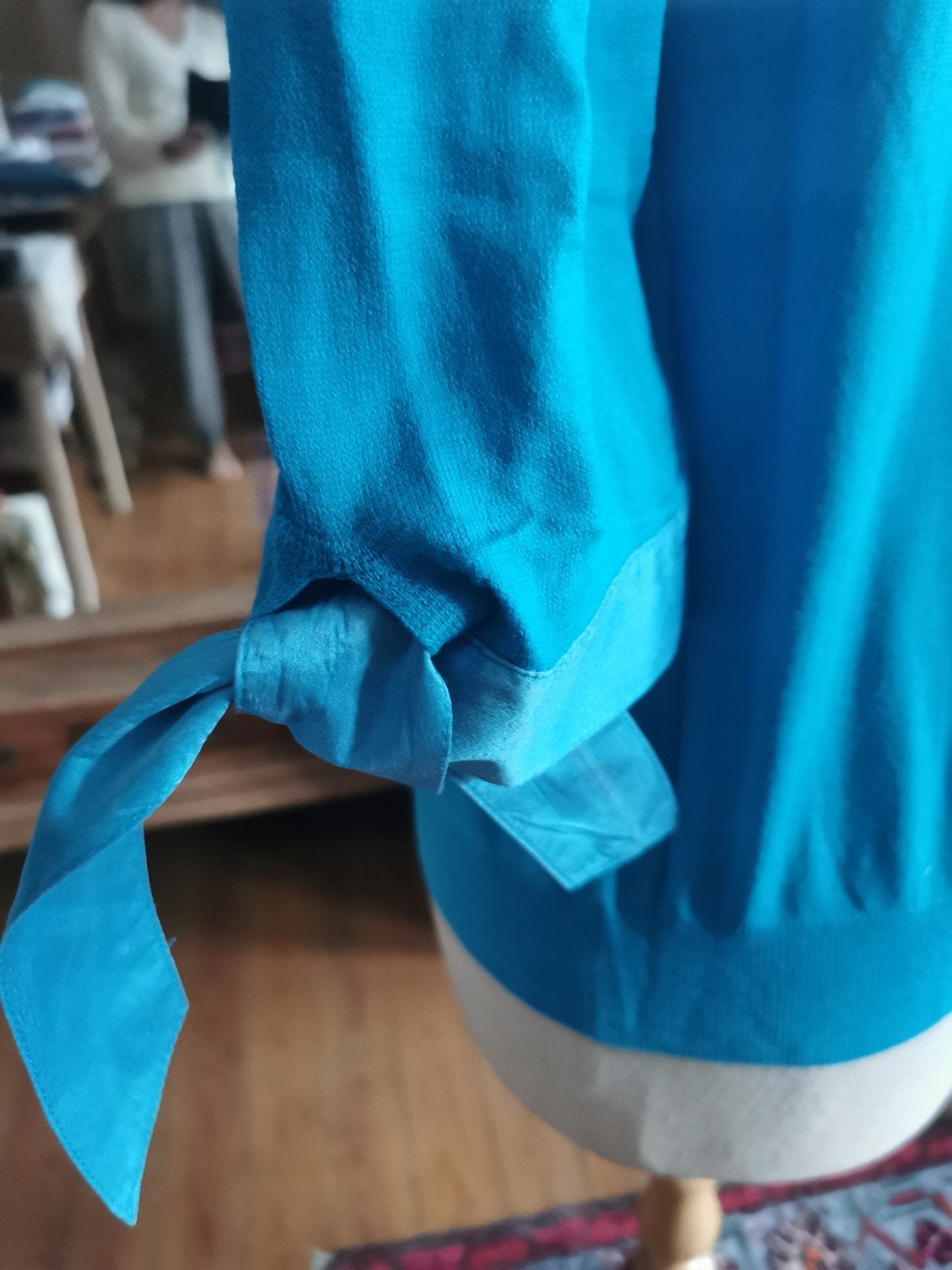 Heel mooi dames cardigan truitje van La Gaviotta, Kleding | Dames, Blauw, Maat 46/48 (XL) of groter, Ophalen of Verzenden, Zo goed als nieuw