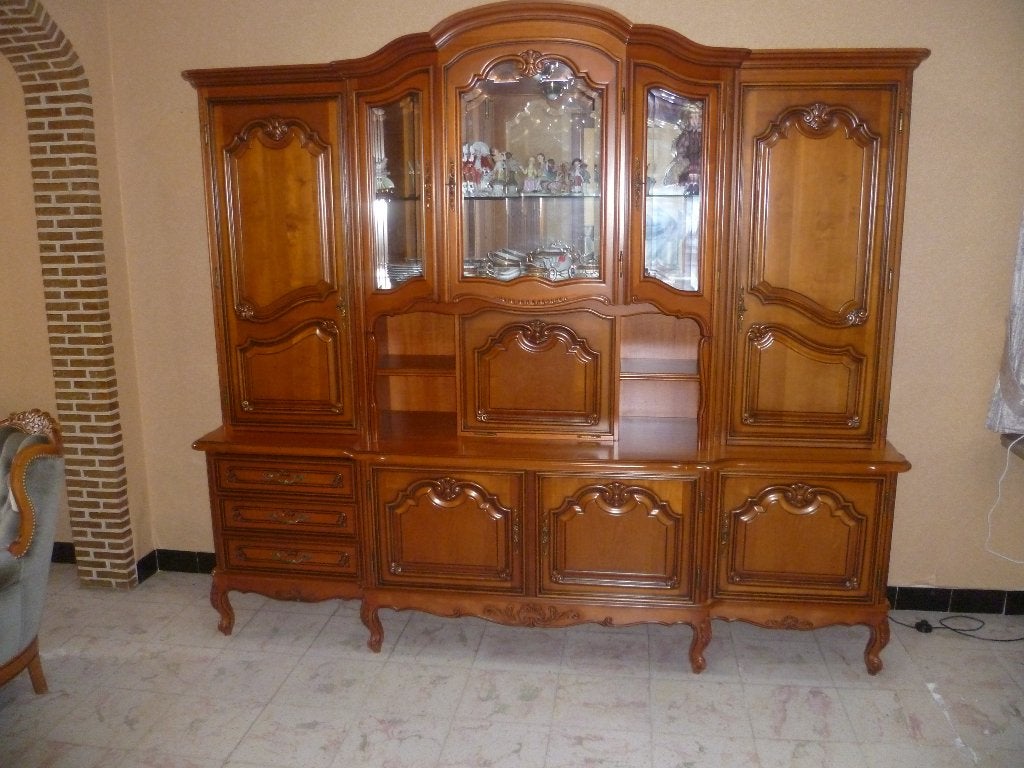 GROOTE KERSENHOUTEN LOUIS XV KAST, Antiek en Kunst, Ophalen