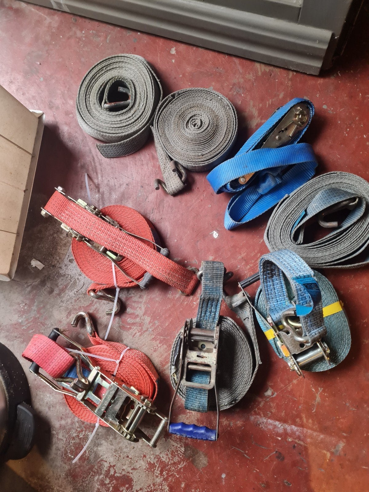 Spanbanden 7 grote met ratels, Auto diversen, Ophalen