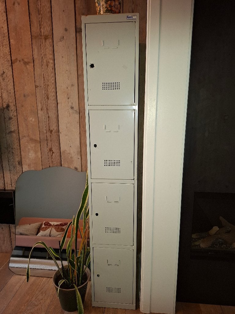 Grijze locker, Maison & Meubles, Armoires | Casiers, Enlèvement, Utilisé