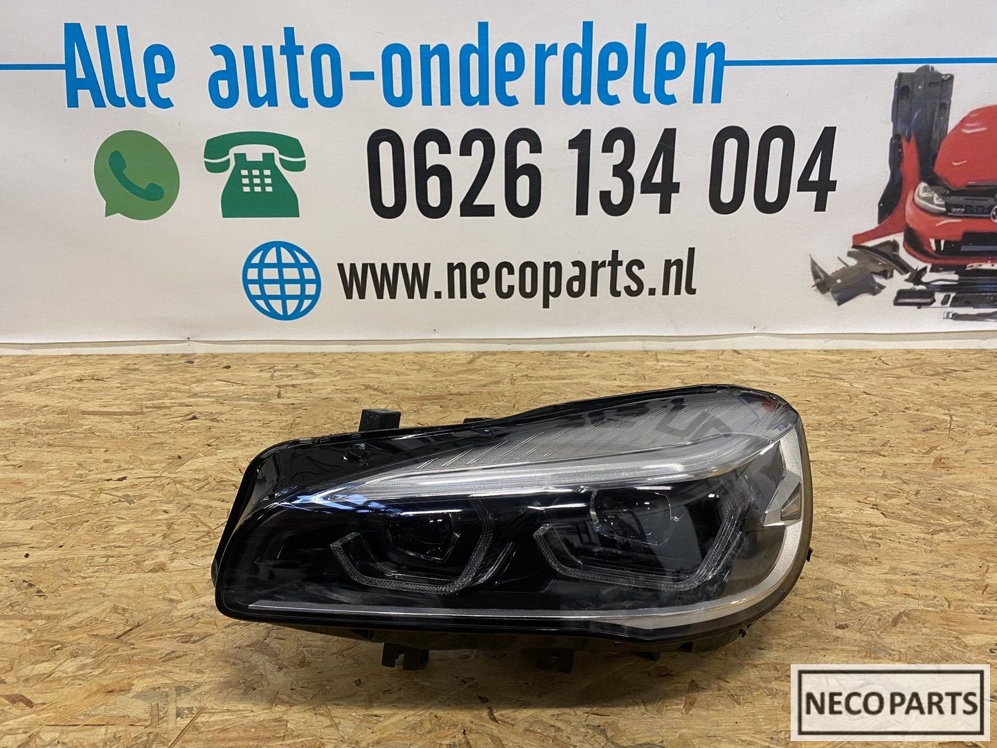BMW 2 SERIE F45 F46 TOURER VOL LED KOPLAMP LINKS 8738641, Auto-onderdelen, Gebruikt, -, -, Ophalen of Verzenden