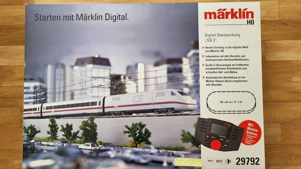 Märklin digitale startset 29792 met nieuwste software update, Ophalen, Rails, Märklin, Analoog