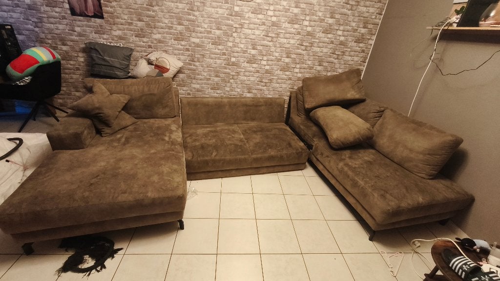 Fauteuils, Maison & Meubles, Fauteuils, 150 cm ou plus, Synthétique, Enlèvement, Utilisé