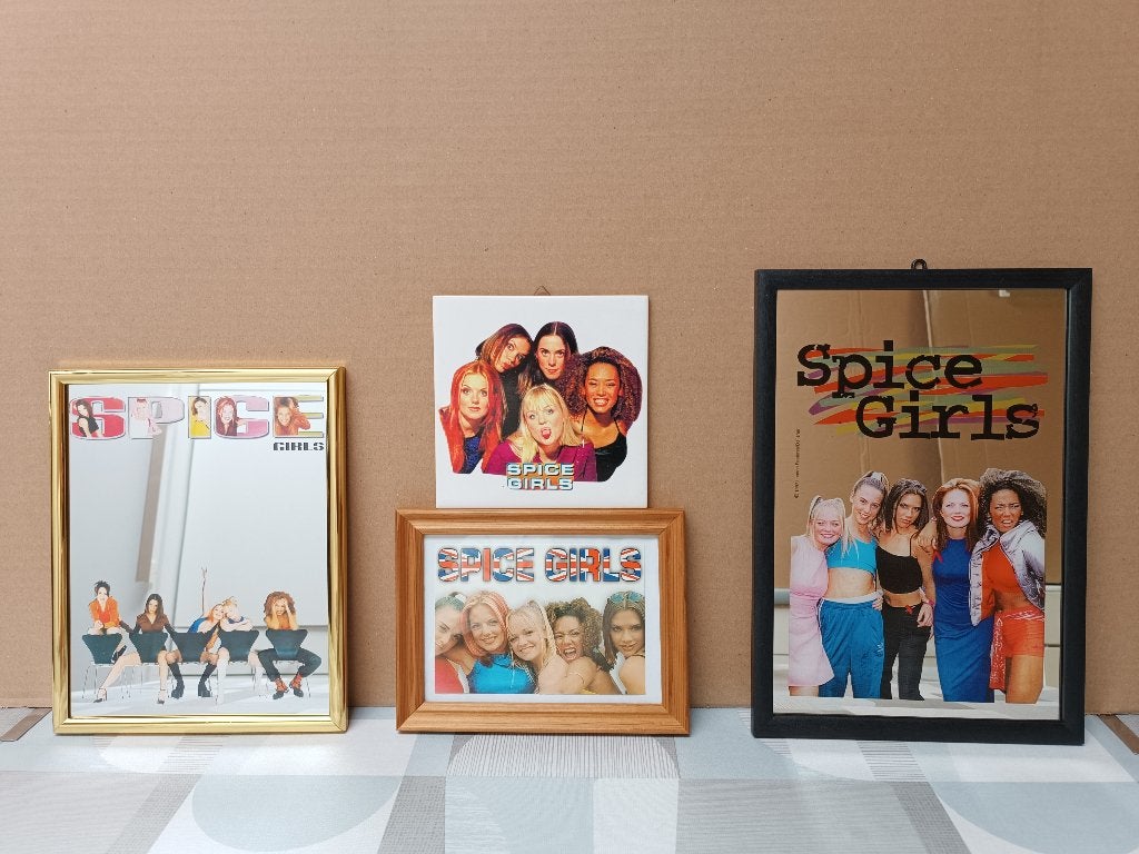Spice Girls - Victoria - Emma - Geri - Melanie - Spiegel Tas, Verzamelen, Muziek, Artiesten en Beroemdheden, Ophalen of Verzenden