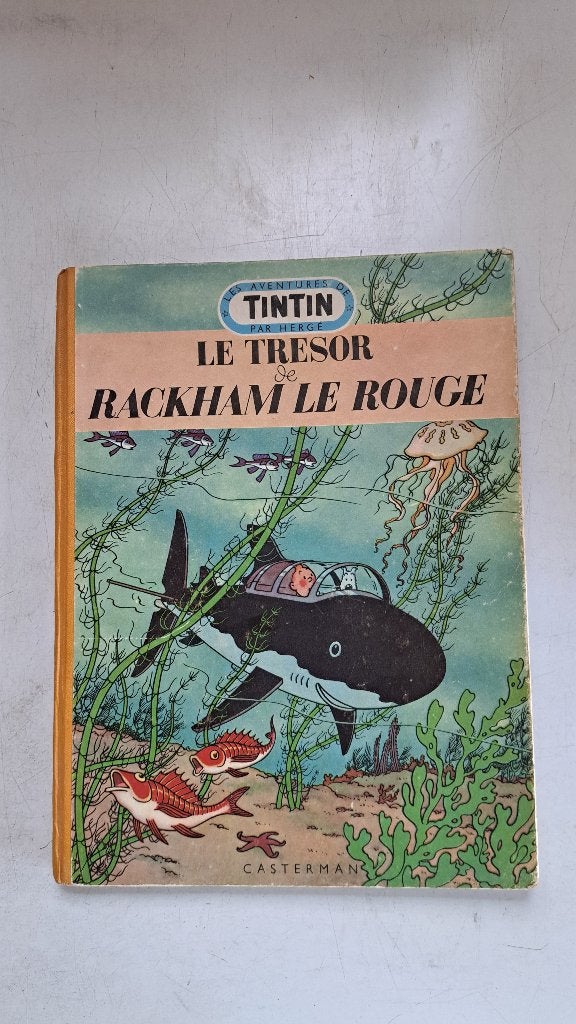 Lot de 13 bd Tintin, Enlèvement