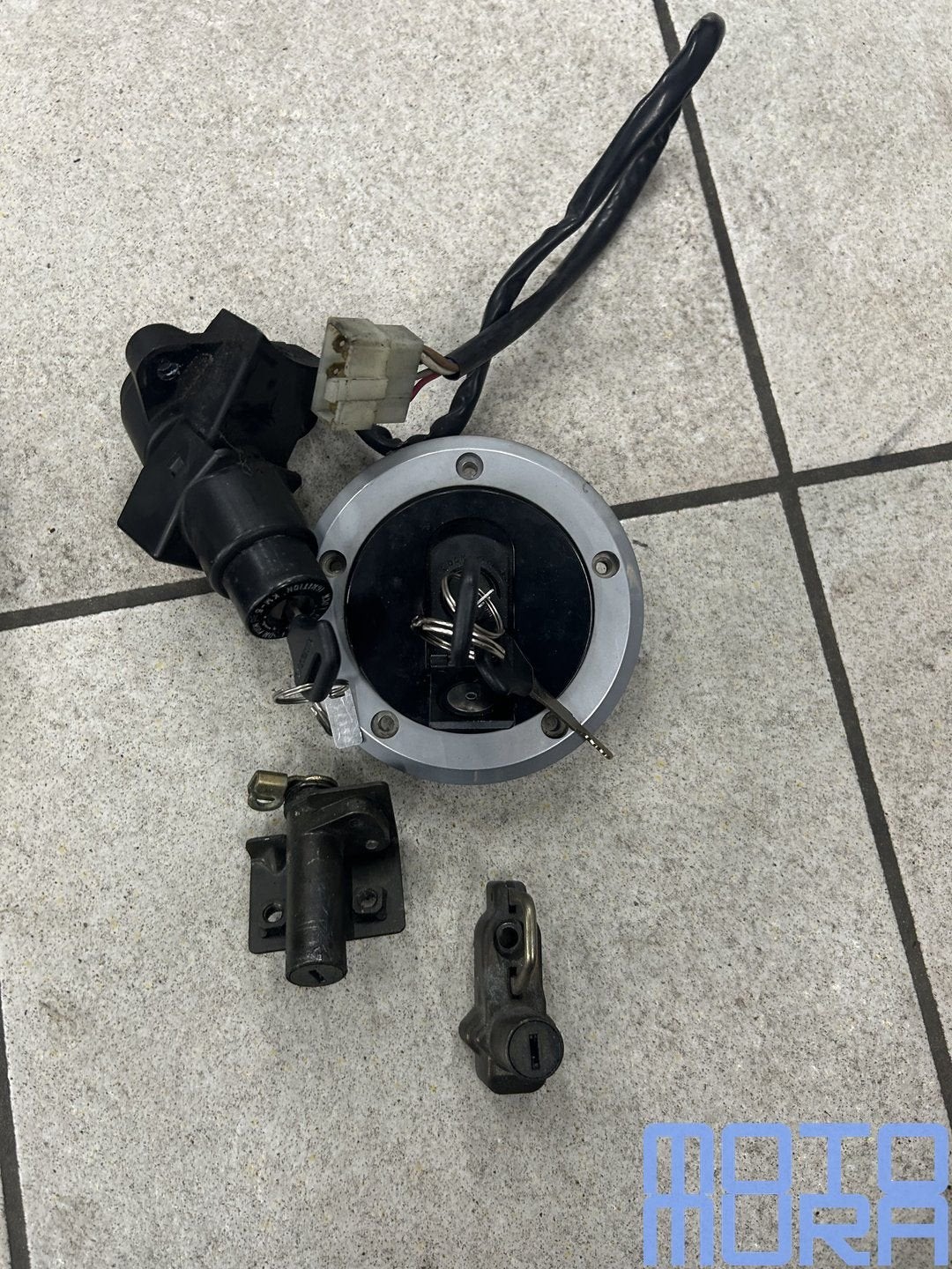 Slotenset voor de Kawasaki ZZR 1200 2002 - 2005 ZZR1200 slot, Enlèvement ou Envoi, -, -, -