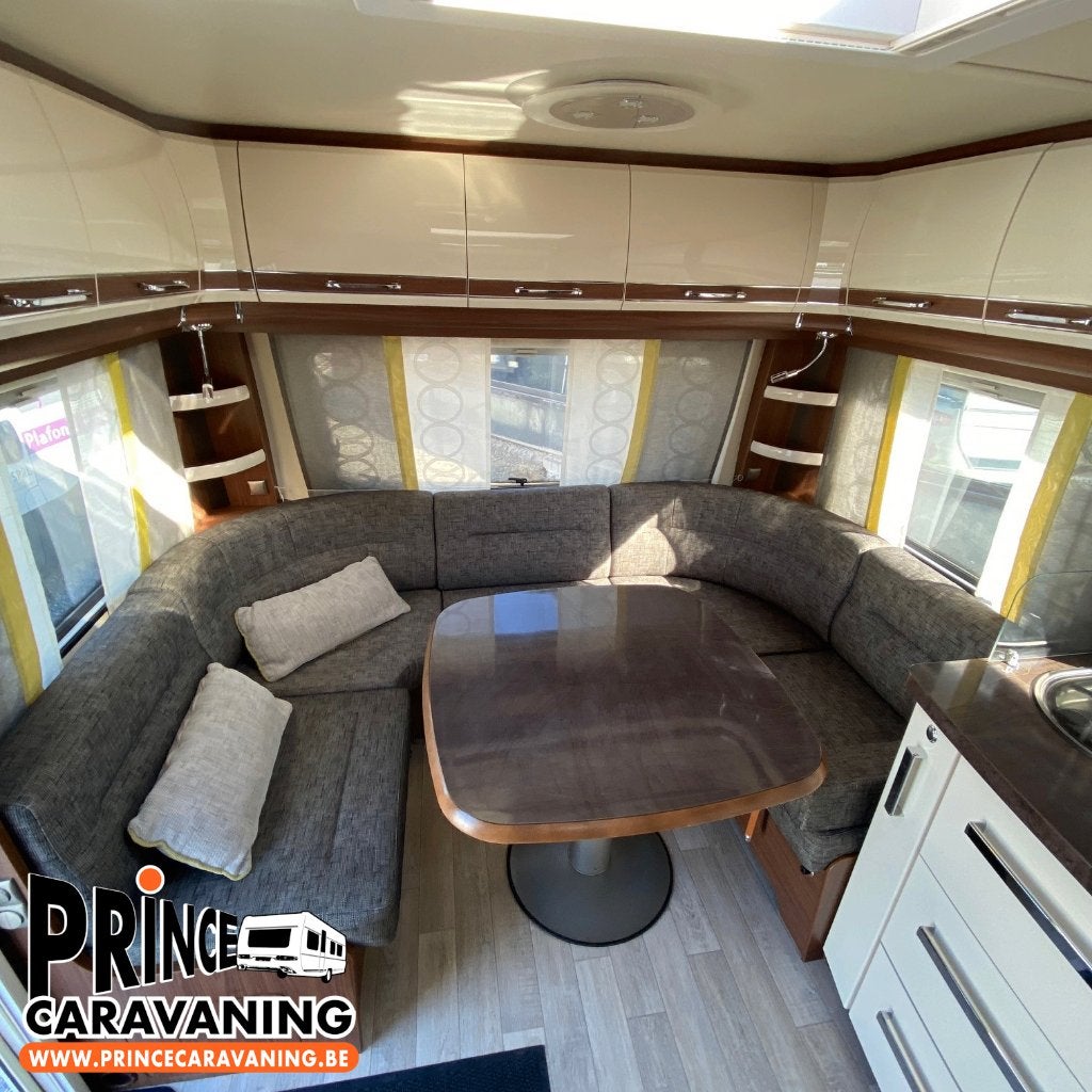 Fendt Opal 520 SFB 2017 - Prince Caravaning, Ringverwarming, Vast bed, 7 tot 8 meter, Bedrijf