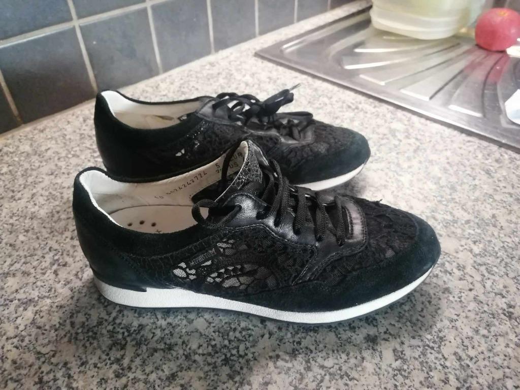 Schoenen zwart  merk mephisto – maat 5 = 38 – als nieuw Nieu, Mephisto, Zwart, Ophalen of Verzenden, Zo goed als nieuw