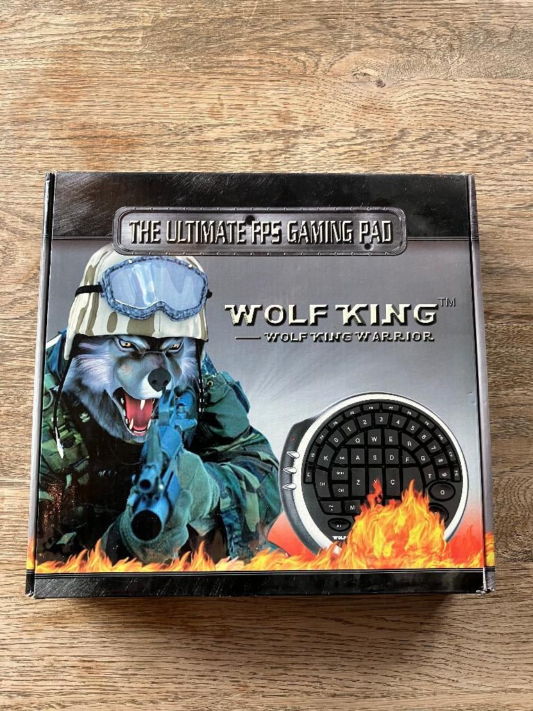 Zeldzaam FPS Wolf king keyboard, Informatique & Logiciels, Claviers, Enlèvement ou Envoi, Autres dispositions, Neuf, Filaire