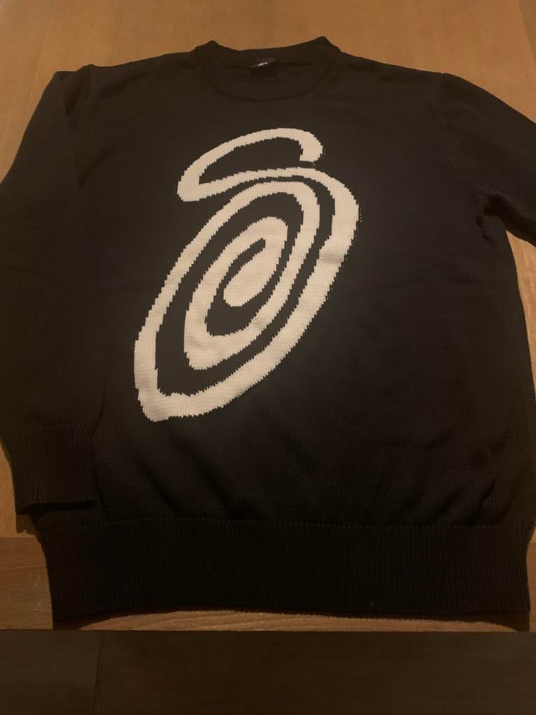 Stüssy trui, Kleding | Heren, Ophalen of Verzenden, Zo goed als nieuw, Maat 48/50 (M), Zwart