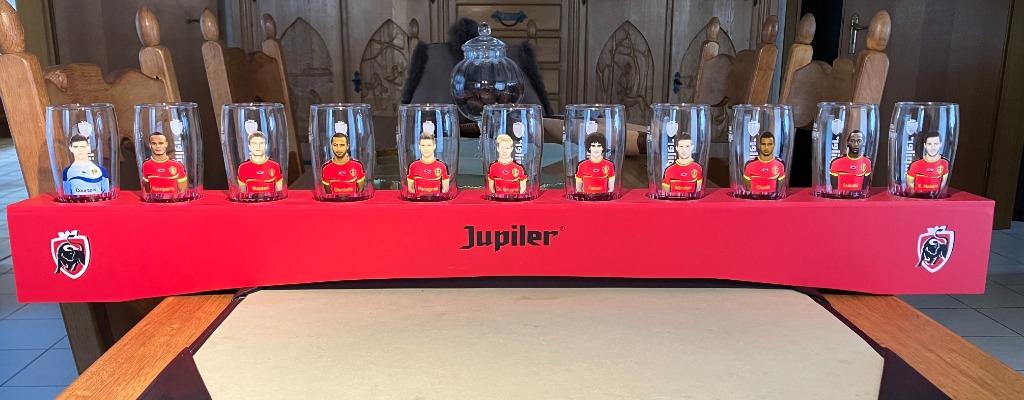 Jupiler Meter Bier + 11 Rode Duivelglazen (WK 2014 Brazilië), Verzamelen, Ophalen, Nieuw, Overige typen, Jupiler