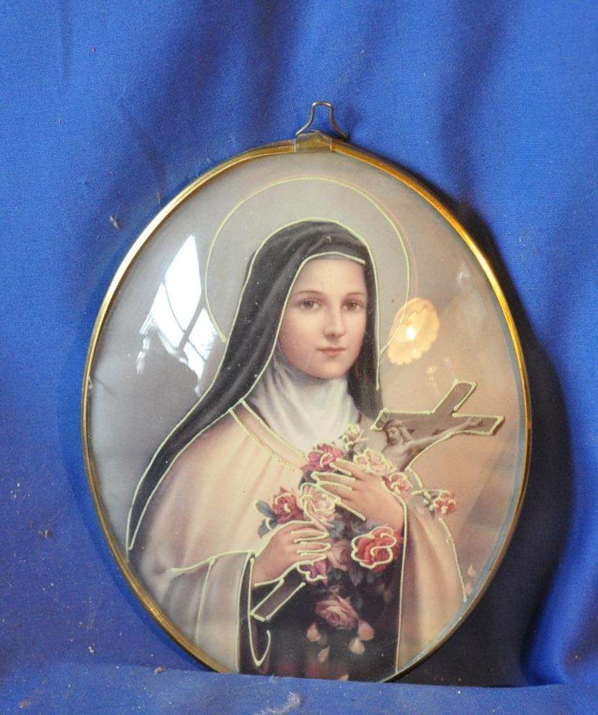 cadre bombé mural sainte Thérèse de Lisieux, Ophalen of Verzenden