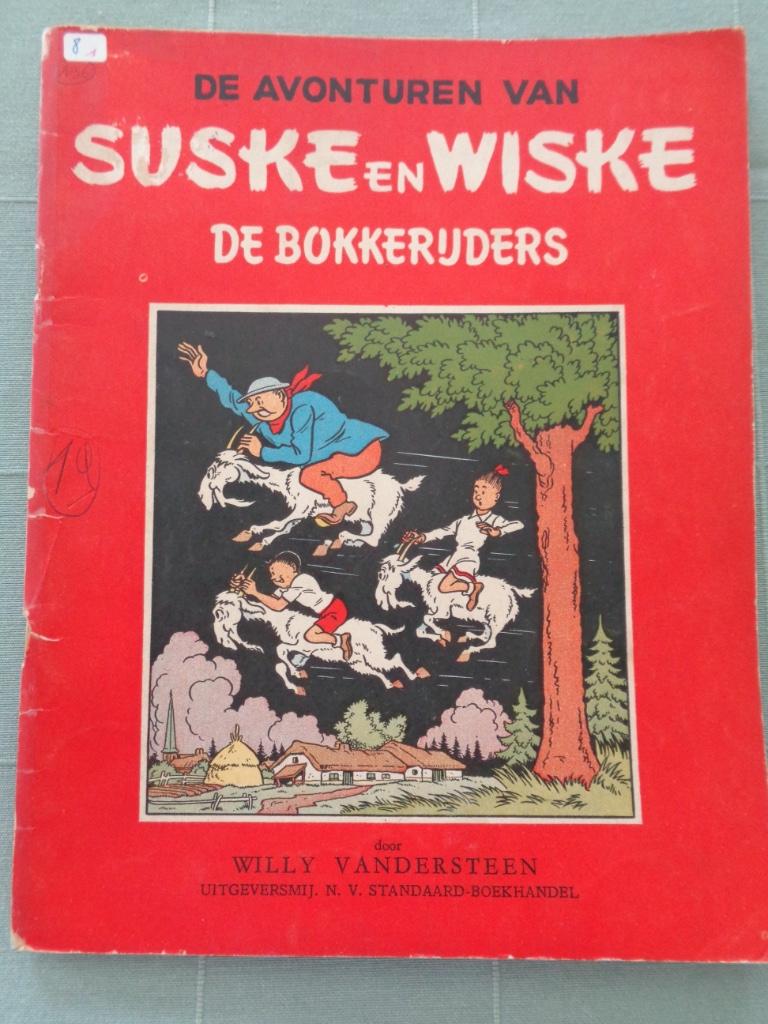 Suske en Wiske - De Bokkerijders (1e druk 1956), Ophalen of Verzenden