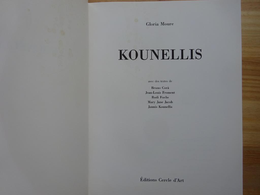 Jannis Kounellis, Cercle d'art, 1991 Monographie, Ophalen of Verzenden, Gelezen, Schilder- en Tekenkunst