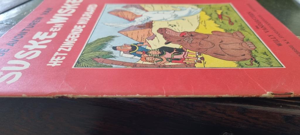 Het zingende nijlpaard 1958 2de druk, Boeken, Gelezen, Willy Vandersteen, Eén stripboek, Ophalen of Verzenden