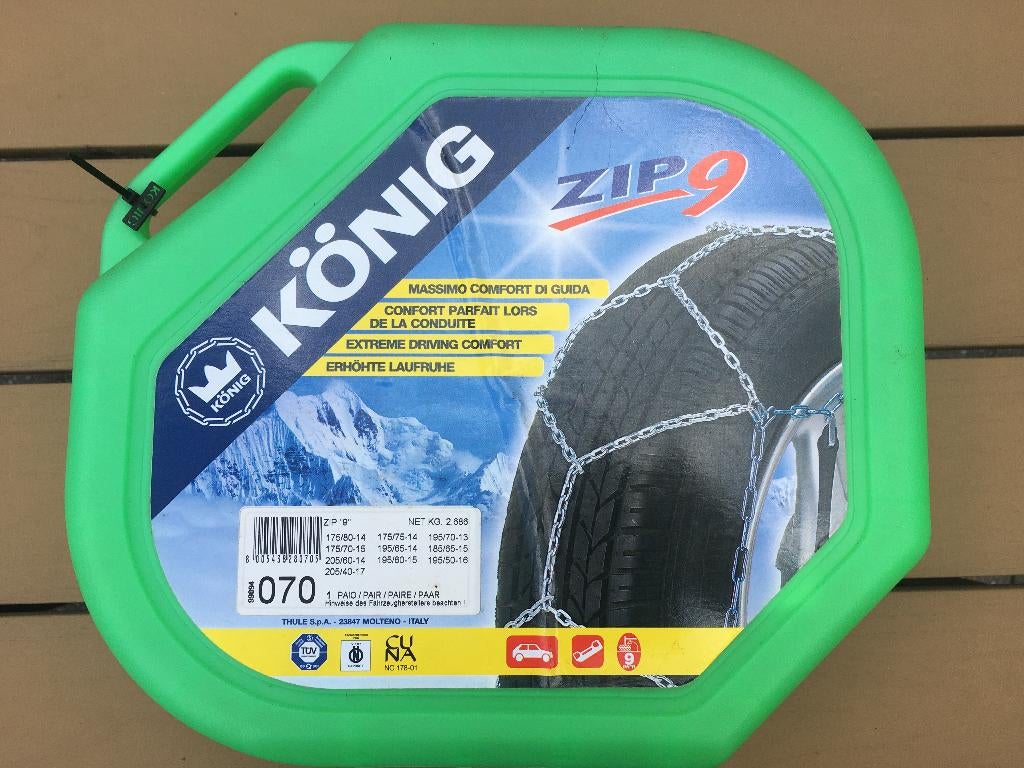 Sneeuwketting König Zip 9, Enlèvement, Neuf