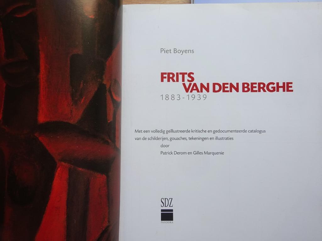 Frits Van den Berghe, oeuvrecatalogus,  Pandora 1999, Boeken, Piet Boyens, Ophalen of Verzenden, Zo goed als nieuw, Schilder- en Tekenkunst