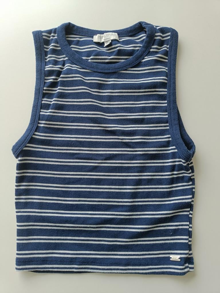 Top Pull & Bear S, Sans manches, Enlèvement ou Envoi, Taille 36 (S), Bleu