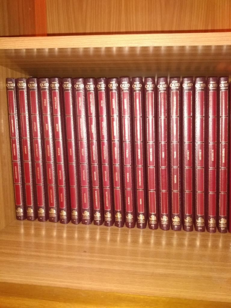 collection  d'encyclopedies de 19 livres cuir QUID, Boeken, Encyclopedieën, Ophalen, Complete serie, Nieuw, Algemeen
