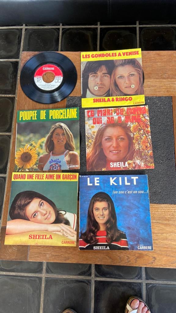45 tours Sheila, Utilisé