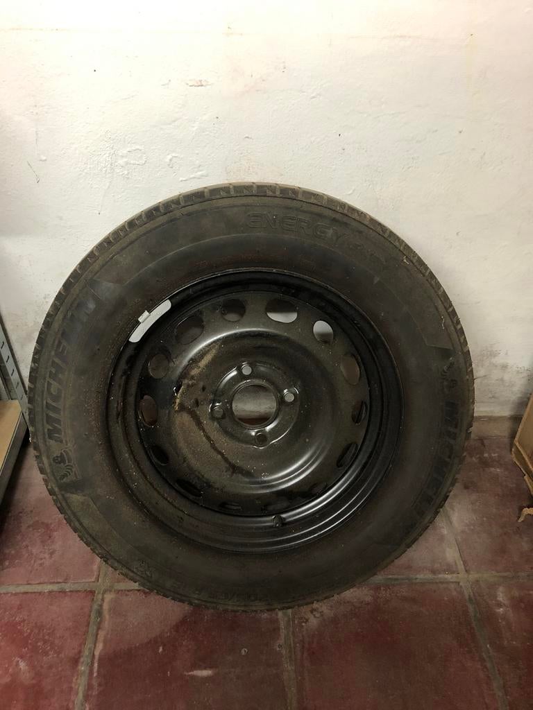 Band Michelin + velg als reservewiel citroen berlingo, 15 pouces, Pneus et Jantes, Véhicule de tourisme, Pneus été