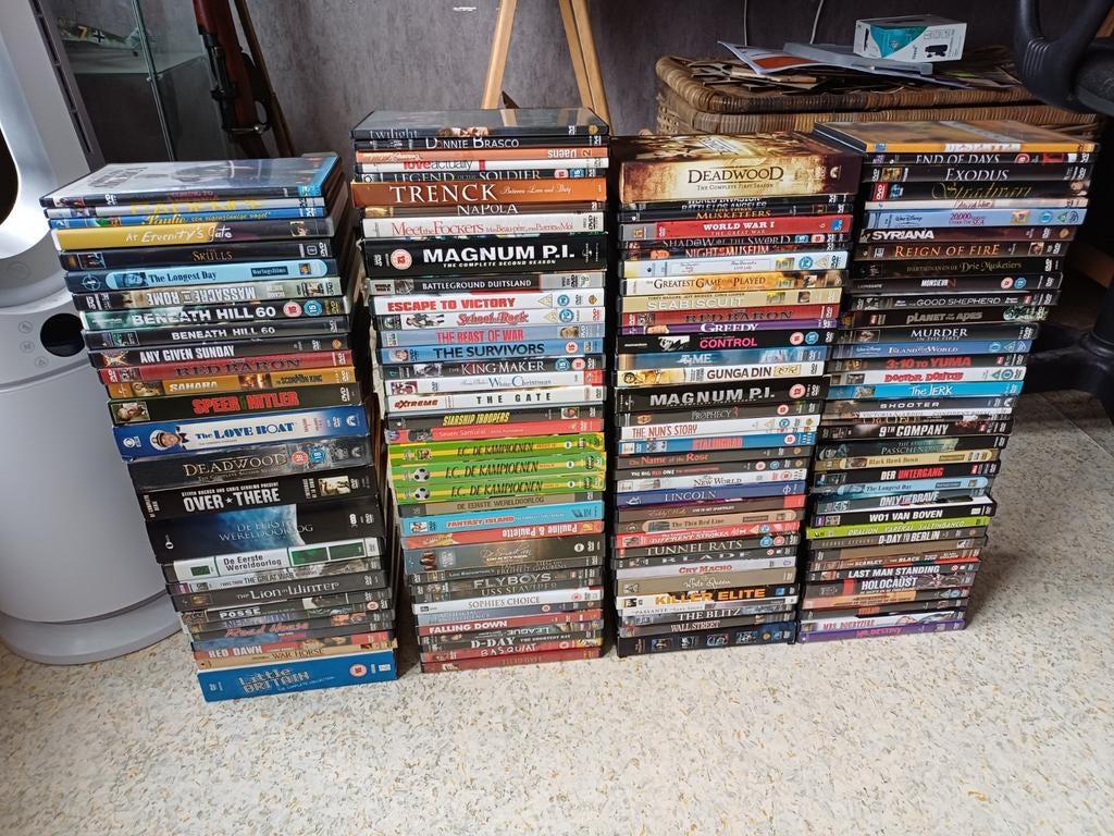 Lot dvd te koop, Ophalen, Gebruikt