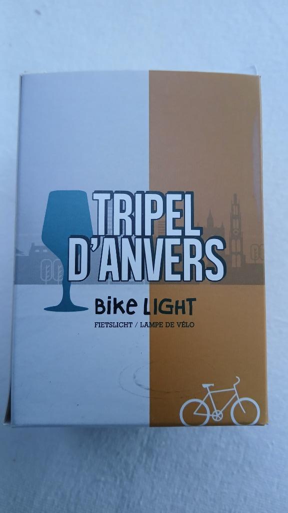 Fietslicht Tripel D'Anvers, Enlèvement, Rechargeable, Neuf