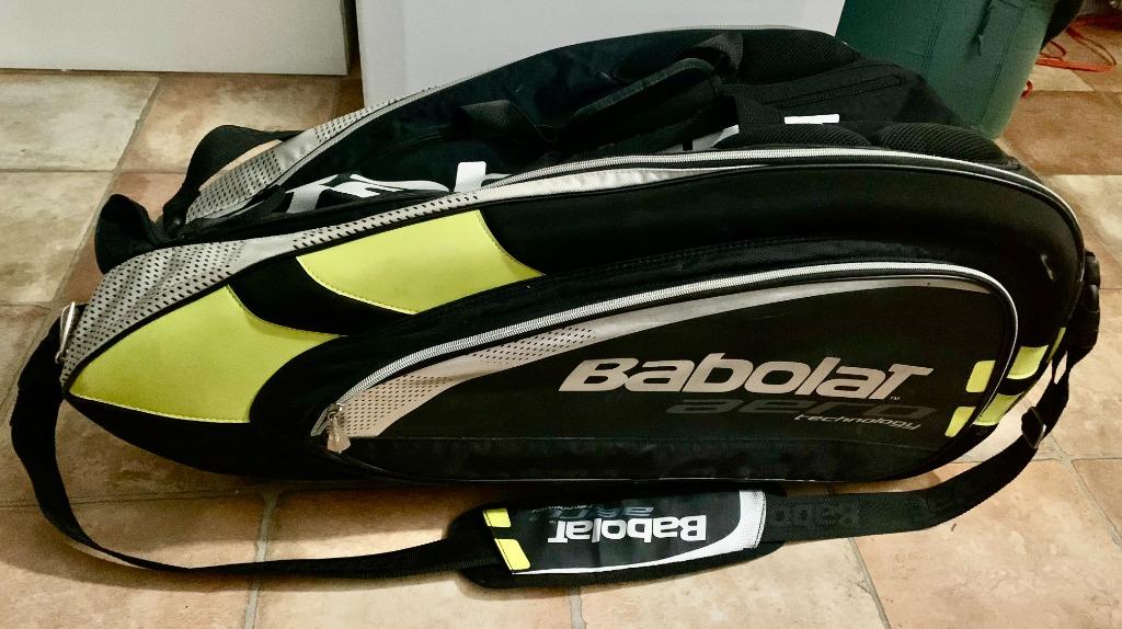 Sac « Babolat » grand,pour 2 raquettes de tennis, Enlèvement, Comme neuf, Adulte unisexe