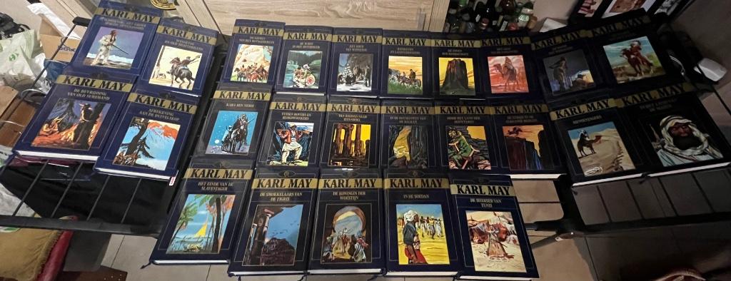 25 REISAVONTUREN ROMANS (Wilde Westen & Orient) KARL MAY, Enlèvement, Non-fiction, KARL MAY, Utilisé