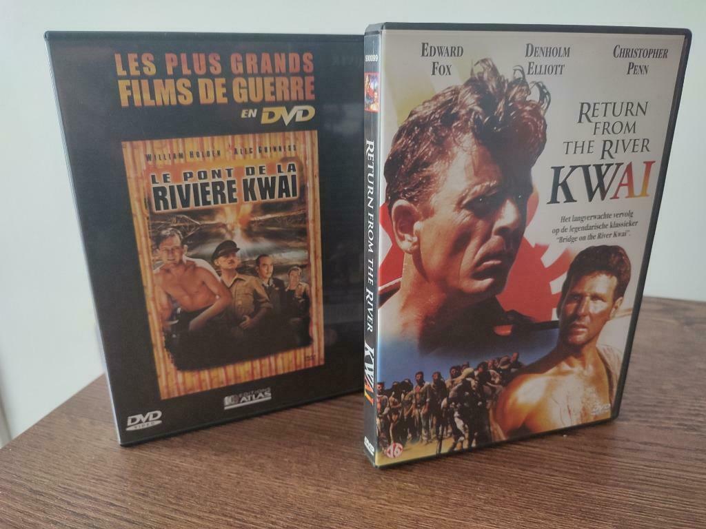 PONT DE LA RIVIERE KWAI & RETOUR A LA RIVIERE KWAI (dvd), Ophalen of Verzenden, Gebruikt