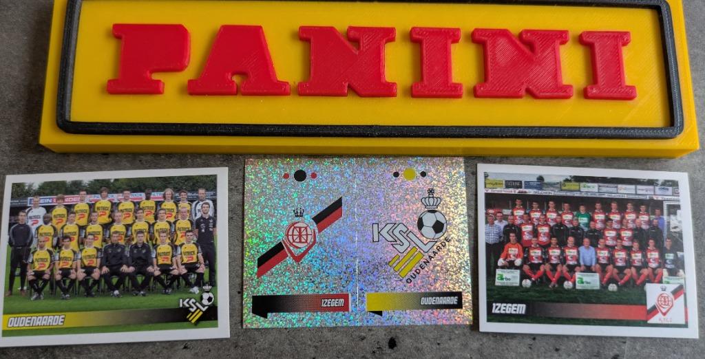 PANINI FOOTBALL 2011 STICKERS :505/6/7/508 IZEGEM/OUDENAARDE, Hobby en Vrije tijd, Stickers en Plaatjes, Nieuw, Verzenden