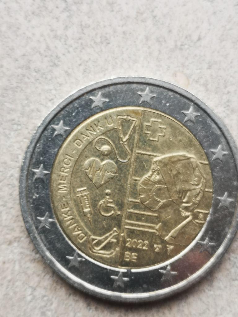 2euromunt België 2022 zorg, Postzegels en Munten, Ophalen of Verzenden, België